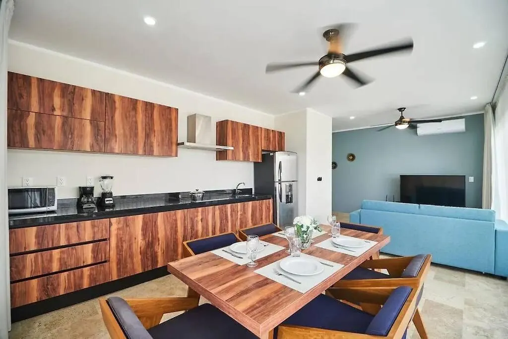 2 Bedroom Apartment With Rooftop Pool And Gym Tulum Pueblo