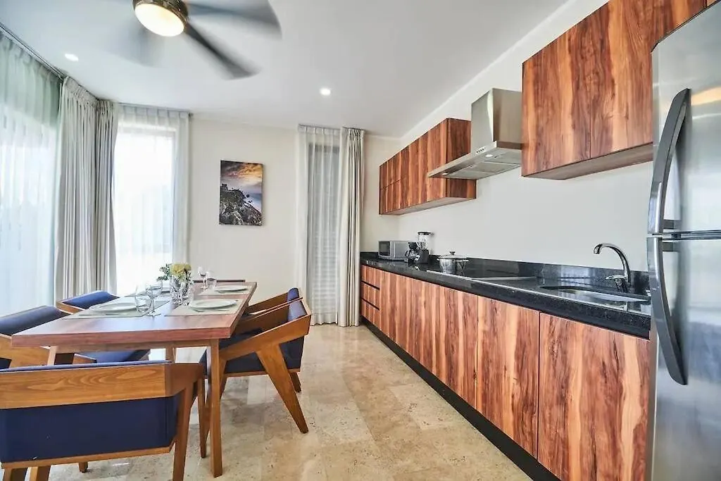 2 Bedroom Apartment With Rooftop Pool And Gym Tulum Pueblo